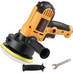 110V Politriz Lixadeira Rotativa Multifunções Automotiva, Polidor Elétrico 700 W Lixadeira 6 Velocidades, Politriz Automotiva Profissional, Enceradeira de Carro com Almofadas de Polimento por R$ 83,65 à vista no Pix!