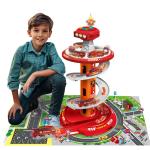Pista de Carrinhos Infantil Brinquedo Corrida Posto Bombeiro Com Luz e Som por R$ 142,40 4x sem juros!
