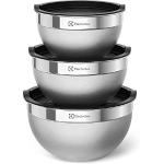 Conjunto de Bowls Tigelas de Inox com Tampa Plástica Electrolux Frete Grátis |