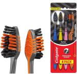 Escova Dental Colgate ZigZag Carvão 4 unidades
