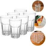 Jogo de Copos 6 Unidades 360ml Vidro Bristol Transparente - Bela Flor