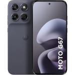 Smartphone Motorola Moto G67 5G - 256GB 12GB (4GB RAM 8GB RAM Boost) camera 50MP Sony Lytia 600, tela 1.5K extreme Amoled 120hz, ultrarresistente - Chumbo