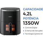 Air Fryer Fritadeira Sem Óleo Gaabor Duo Digital 4,2l Com Visor
