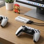 Mini Console Premium Retrô 4K Com 20000 Jogos, 23 Emuladores, 2 Controles Sem Fio, 64GB, Plug And Play, Compatível Com TV HDMI, Marca VARENZIA