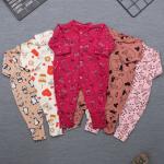 Kit 5 Macacão Vira pé Estampado em Malha para Bebê 100% algodão Roupas para Bebê - (P/M/G) | de: R$ 119,31Só R$ 51,77 com cupom1