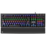 Teclado Mecanico Mancer Tharix, Rainbow, ABNT2, Switch Vermelho, Preto, MCR-THX-RBW01