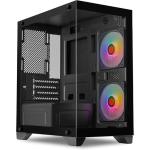 Gabinete Gamer TGT Gladiator, Rainbow, Mid-Tower, Lateral de Vidro, Com 2 Fans