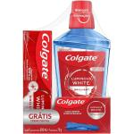 Colgate Enxaguante Bucal para Clareamento Luminous White 500ml Promo 1 Creme Dental