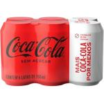 Pack de Coca-Cola sem Açúcar 350Ml 6 unidades Frete Grátis