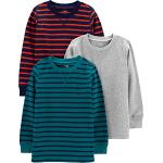 Kit com 3 Camisetas Térmicas de Manga Comprida, Meninos - Tam 3-6M