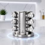 Porta Tempero Inox Giratório Vidro 12 Potes 360 | de: R$ 85,76Só R$ 29,41 com cupom1
