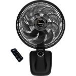 Ventilador de Parede Mallory Smart Control – Controle Remoto, Oscilação Direcionada, Potência de 140W, Sistema Smart Swing, Hélice de 15 Pás – Preto/Grafite - 220V por R$ 238,73 6x sem juros!