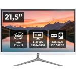 Computador All In One 21,5" Full HD Intel Core i5 2520m 8GB RAM SSD 512GB Wi-Fi Bluetooth PC Desktop para Trabalho Home Office Estudos por R$ 1.479,90 à vista!