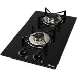 FISCHER COOKTOP À GÁS 2 BOCAS LOFT COM SUPERVISOR DE CHAMA MESA VIDRO PRETO BIVOLT - 30371-76352 por R$ 517,90 10x sem juros!