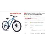 Bicicleta Aro 29 Ksw 21 Velocidades Cambio Shimano Alumínio - R$ 325
