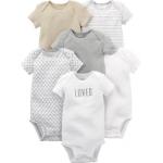 Body Pacote Com 6 Bodies De Manga Curta Simple Joys By Carter'sUnisex Bebê por R$ 85,93