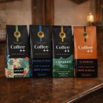 Kit 4 Pacotes Café Especial Em Grãos Coffee Mais Clássico, 250g, Chapada e Arara