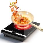 Cooktop Elétrico Portátil por Infravermelho 2200W, 14 Níveis de Temperatura - Compatível com Todos os Tipos de Panela, Temporizador, Função Travamento Infantil, 220V (Alternativa a Fogão de Indução) por R$ 180,49 à vista no Pix!