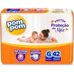 Fralda Pom Pom Protek Proteção de Mãe G com 42