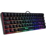 Teclado Gamer Semi Mecânico 60% com Fio Preto Led Rgb Abnt2 Usb Pc Computador Video Game Pequeno por R$ 75,90 2x sem juros!