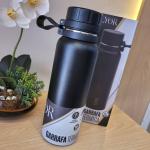 Garrafa Térmica LYOR de Aço Inox 650ml Explorer, Azul