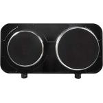 Agratto Fogão eletrico de mesa 2 pratos FMP-02 preto 220V 2500W