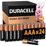 Duracell Pilhas Alcalinas AAA Palito Pack 24 Unidades – Dura Mais - Ideal para Controle de Videogame e Brinquedos por R$ 99,65 à vista!