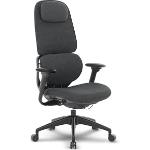 Cadeira Escritório Ergonômica Presidente DT3 Caeli, em Têxtil Cashmere HY™; Reclino sincronizado;Suporte lombar tecnologia SpineSync™;Apoios braços 3D; Apoio de cabeça 2D;Certificada (Dark Grey) por R$ 1.999,90 12x sem juros! cupom: CHUTOUOPRECO!