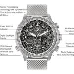 Amazon - Citizen Relógio piloto masculino Promaster Navihawk A-T Eco-Drive