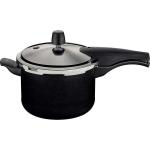 Panela De Pressão Tramontina Vancouver Effect Em Alumínio Com Revestimento Interno E Externo Em Antiaderente Starflon Max Preto 20 Cm 4,5 L