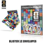 Kit Cartela 12 Envelopes de Figurinhas Copa do Mundo Frete Grátis