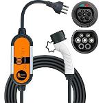 Carregador para elétricos adaptador ajustável de 3,5 kW 85-264 V 10A,TYPE2 IEC62196-2 para veículos elétricos PHEVs por R$ 549,99 à vista! Por Pix