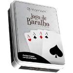 Amazon - Jogo com 2 Baralhos Cartas Plástico com Lata de Metal, Jogos Variados, Diversão