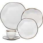 Aparelho De Jantar em porcelana 30 Peças Oxford Ryo Maresia Frete Grátis