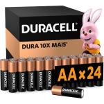 Pilhas Alcalinas AA Pequena Pack 24 Unidades - Duracell