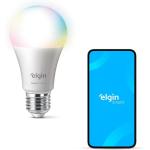 Lâmpada Inteligente Mais Potente 15W Smart Color RGB Wifi Elgin por R$33,49