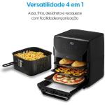 Amazon - Fritadeira Air Fryer Family Oven Fry Elgin 12L 220V 1.900W 10 funç es e Painel Digital