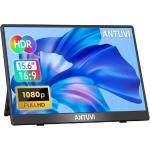 ANTUVI Monitor Portátil 15.6 , 1080P, MINI Segunda de Notebook Extensor De Tela, Ultra-Slim e portátil, com alto-falante de pé, Adequado para Viagens, Casa, Trabalho/Jogos