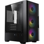Gabinete Gamer Acegeek Stratus Mesh, Rainbow, Mid-Tower, Com 3 Fans, Preto, AG-STRATUS-MESH-BK-I3F