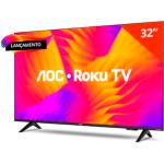 Smart Tv LCD LED AOC 32 HD 32S5155/78G, Wi-Fi, Quad Core, Dolby Áudio, 60 Hz | Preço: R$ 672Cupom: 5AMAISPRIME NAGAVETA