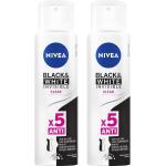 Kit 2 Desodorantes Aerossol Black White Clear Nivea 150ml cada