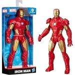 Marvel, Action Figure, Homem de Ferro, Mighty Hero Series - Brinquedo de Herói com 24 cm, Articulado - A partir de 4 Anos