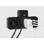 Régua de Energia Coibeu com 3 Tomadas, USB e USB-C