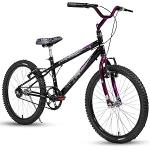 Bicicleta Aro 20 Feminina Infantil Roxa e Preta Menina Hannah Husky por R$ 519,84 à vista! | Utilize o cupom: TOCAPROGOL