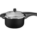 Panela de Pressão Tramontina Vancouver Effect em Alumínio com Revestimento Interno e Externo em Antiaderente Starflon Max Preto 24 cm 6 L por R$ 185,73 6x sem juros!