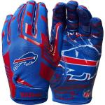 Luvas de futebol americano Wilson NFL Stretch Fit, Buffalo Bills, para adultos