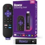 Roku Streaming Stick HD 2025 Dispositivo de streaming para TV HD/FHD com controle remoto por comando de voz compatível com Alexa, Siri e Google Frete Grátis