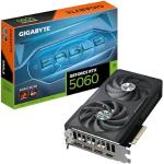 Gigabyte Placa gráfica GeForce RTX 5060 Eagle OC 8G - 8 GB GDDR7, 128 bits, PCI-E 5.0, 2550 MHz Core Clock, 3 x DisplayPort, 1 x HDMI, GV-N5060EAGLE OC-8GD