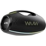 WAAW by ALOK Caixa de Som HYPERBOOM 1000 Bluetooth, À Prova D'Água, Até 12h de Autonomia, Tecnologia TWS, 180W RMS