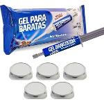 Kit Baraticida Seringa Gel Mata Baratas + 5 Porta Isca Doméstico Control Up por R$ 22,32 à vista!